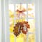 Glitzhome® 24.5" Fall Wood Maple Leaves with Bowknot Door Hanger